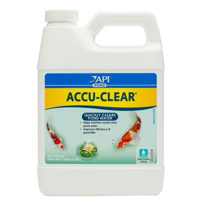 API Pond Accu-Clear Pond Water Clarifier – 16 oz, 32 oz, 64 oz, 1 Gal API Fishcare API
