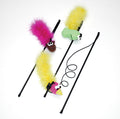 Spot Feather Boa Teaser Wand with Catnip