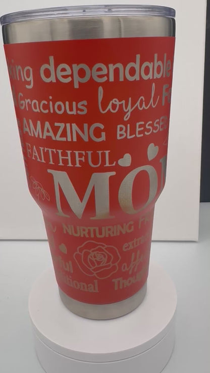 Etched Mother’s Day Tumblers – 20oz, 30oz, 40oz