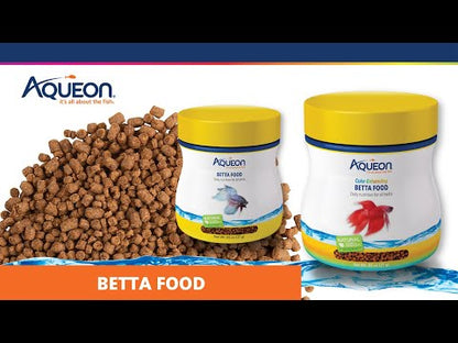 Aqueon Betta Fish Food Floating Pellet