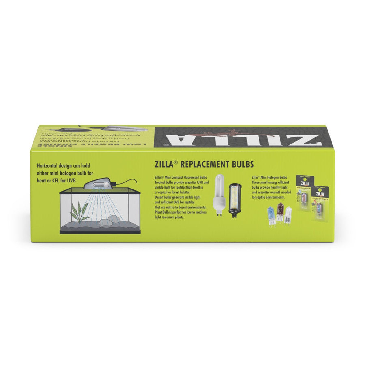 Zilla Low Profile Reptile Terrarium Fixtures Lawn and Pets