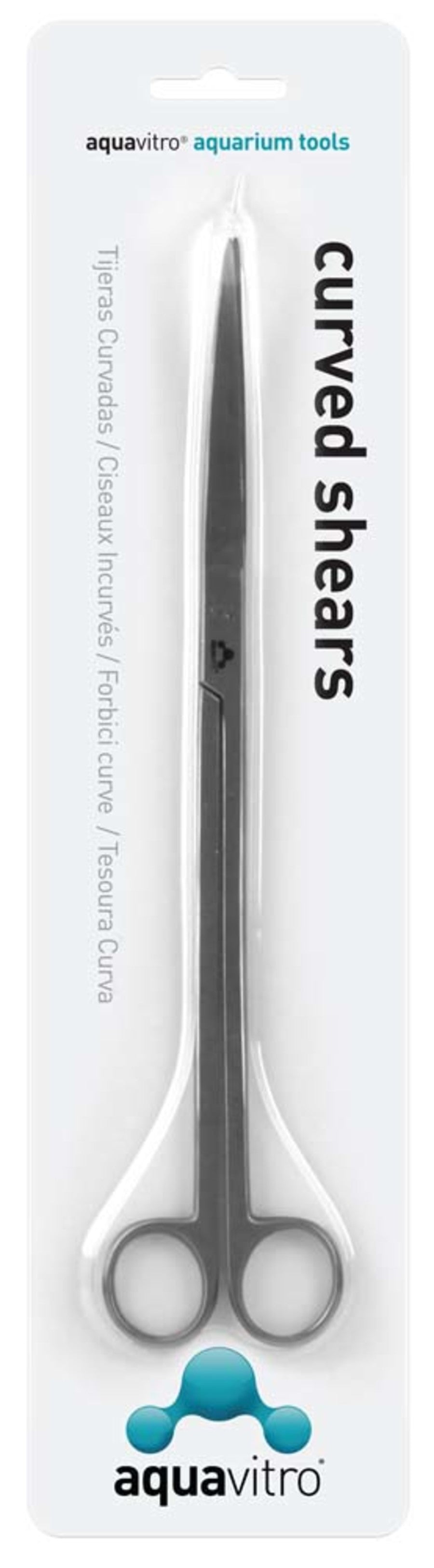 aquavitro Stainless Steel Curved Shears Aquarium Tool