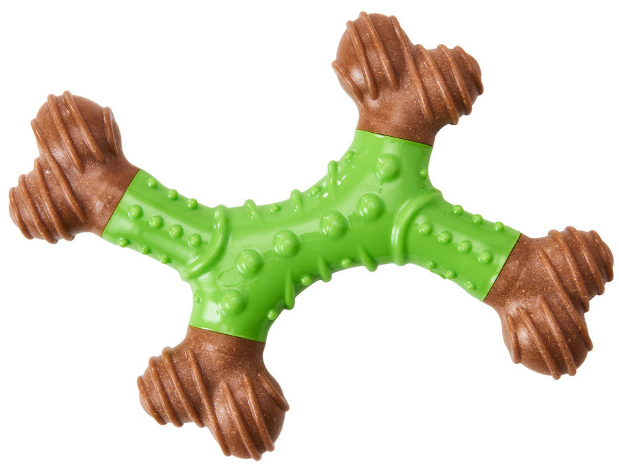 Bam-Bone Dental X-Bone Dog Toy
