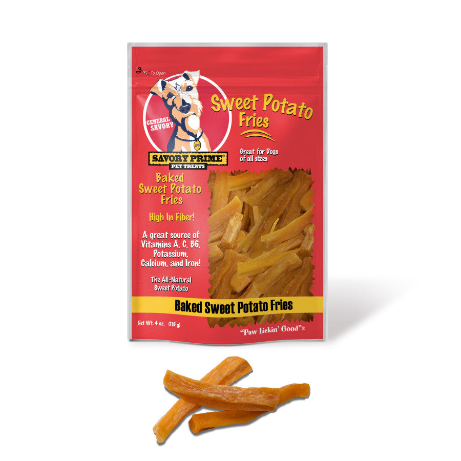 Savory Prime Baked Sweet Potato Fries Dog Treat