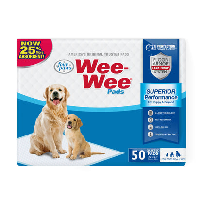 Four Paws Wee-Wee Superior Performance Dog Pee Pads
