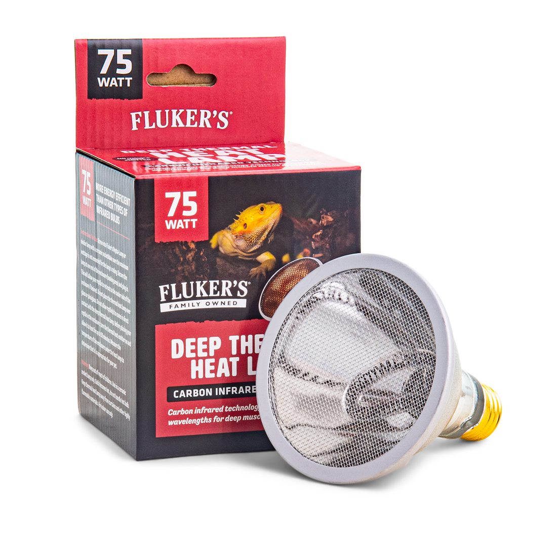 Fluker's Deep Thermal Heat Lamp - 1ea/75 W