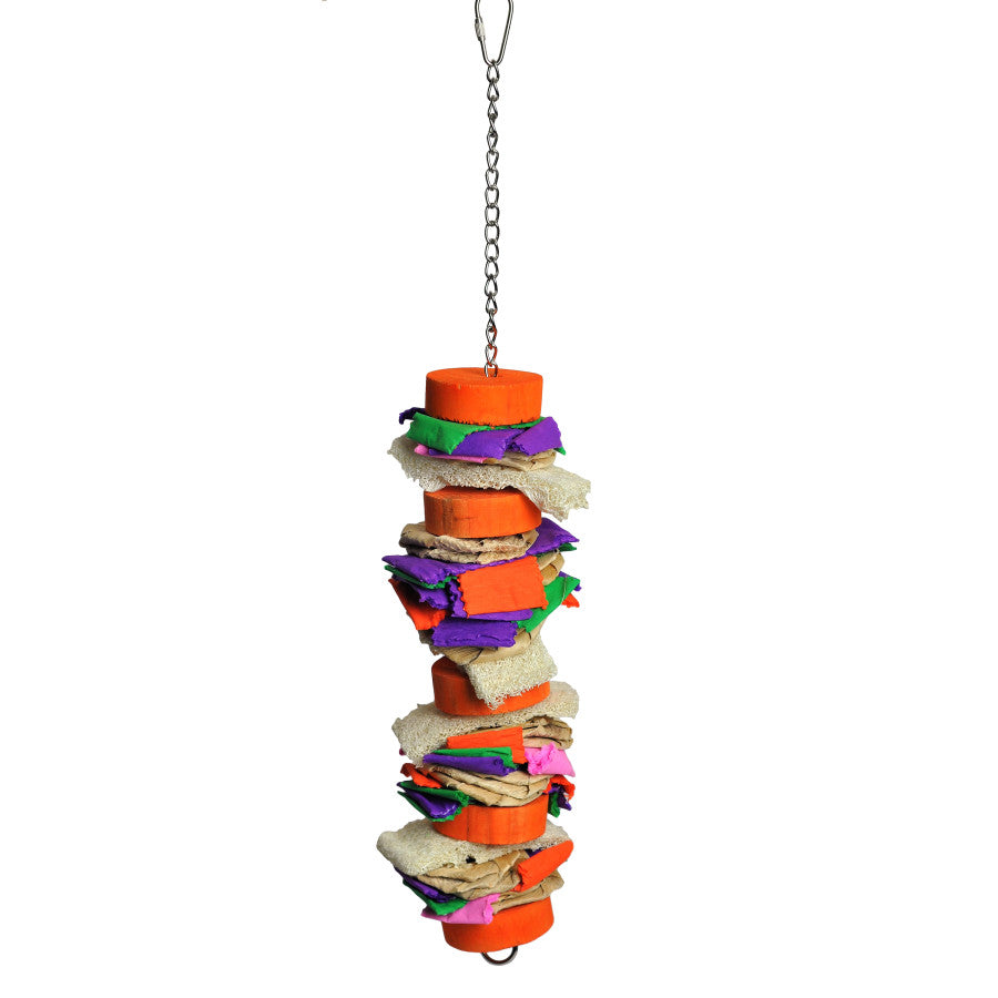 A & E Cages Happy Beaks Color Splash Bird Toy