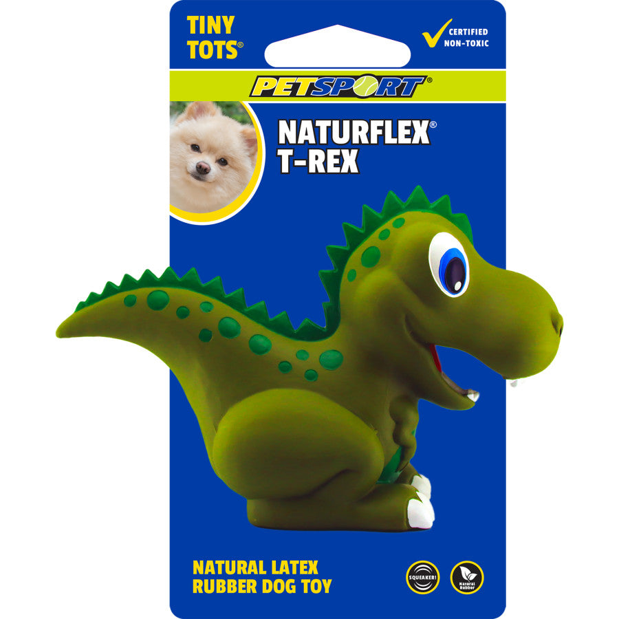 Petsport USA NaturFlex Dinosaur Latex Dog Toy