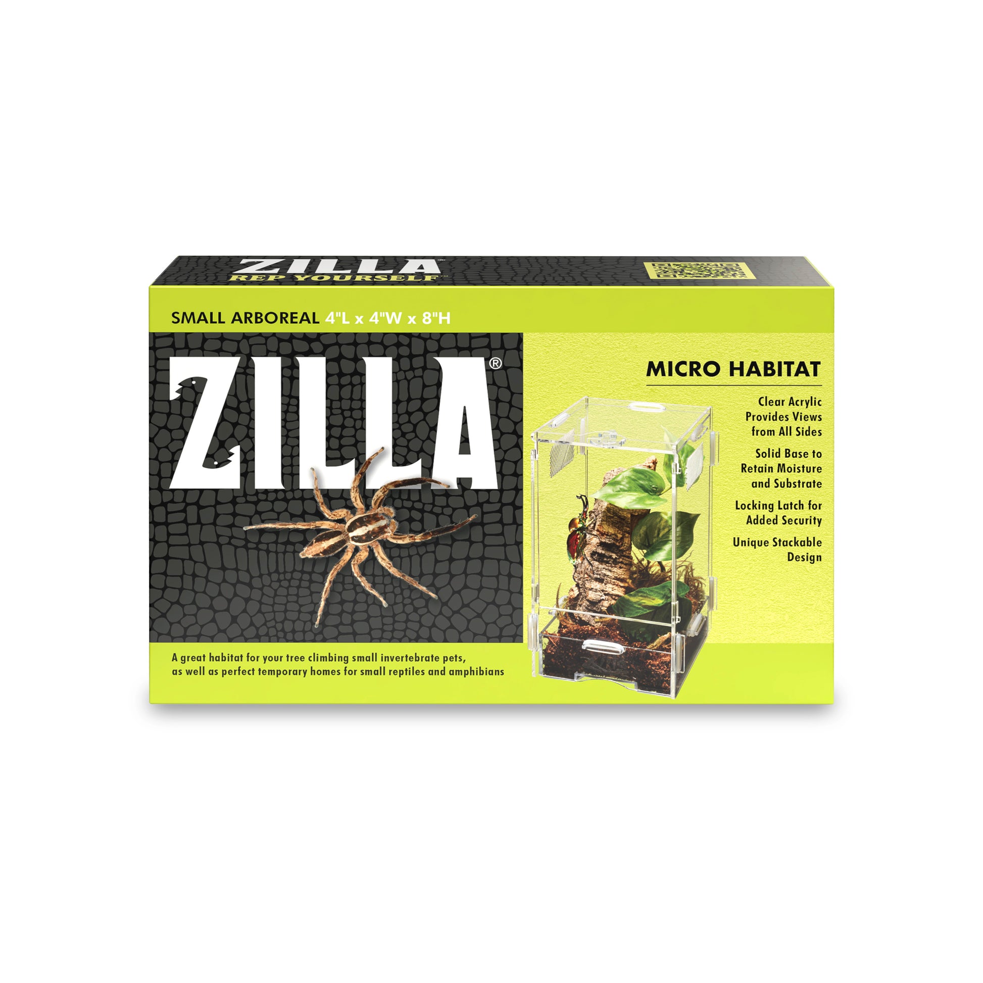 Zilla Micro Habitat, Aboreal - Arboreal, 1ea/SMall