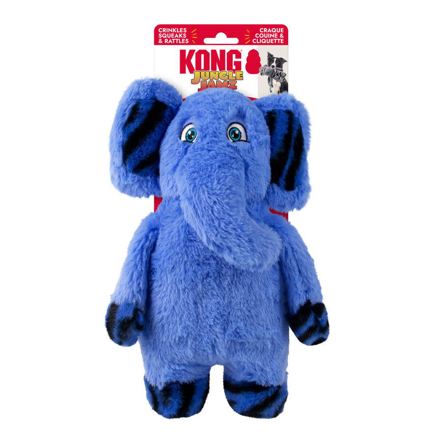 KONG Jungle Jamz Elephant Dog Toy