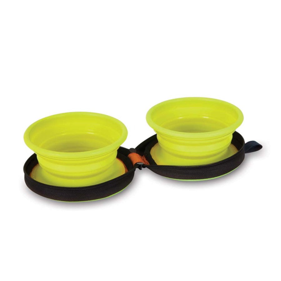 Petmate Silicone Duo Travel Dog Bowl