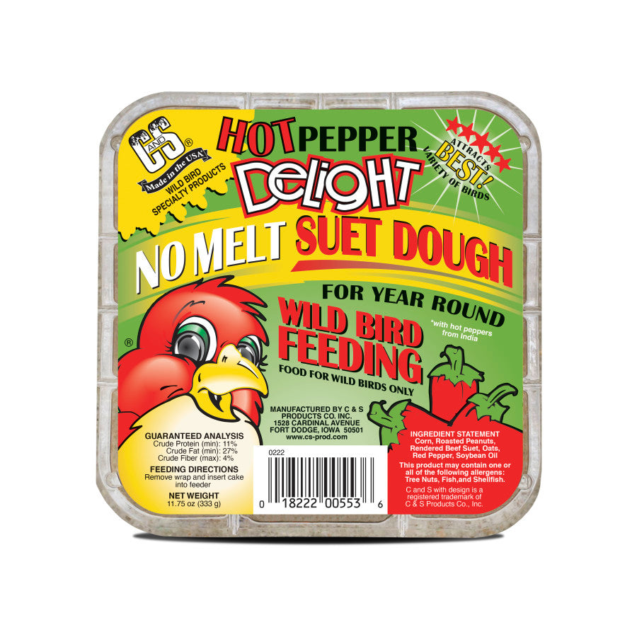 C&S Hot Pepper Delight No Melt Suet Dough