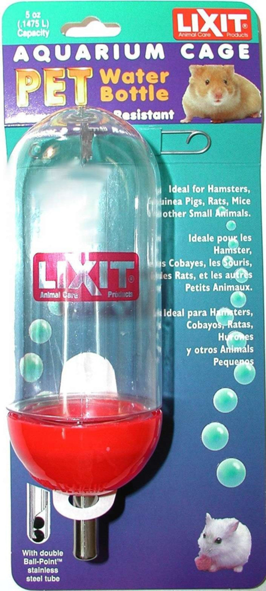 Lixit Aquarium Cage Bottle for Small Animals