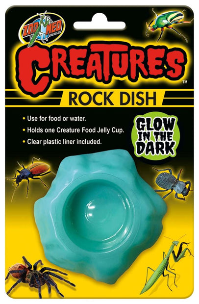 Zoo Med Creatures Rock Dish Glow in the Dark