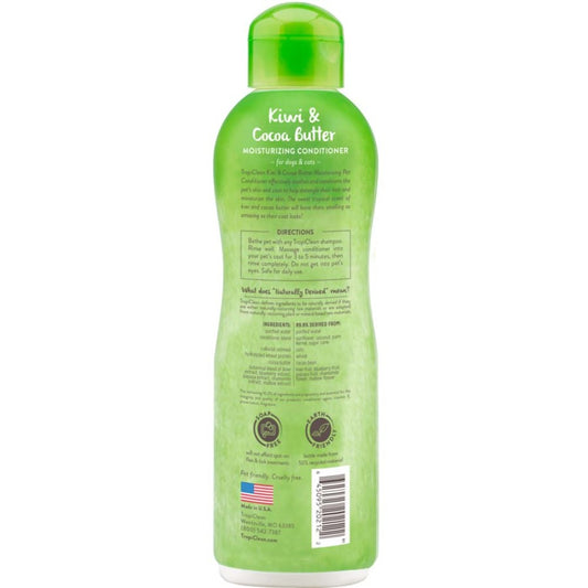 TropiClean Hydrate Soft + Shiny Conditioner.