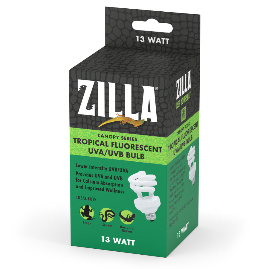 Zilla Canopy Series Fluorescent UVB/UVA Bulbs