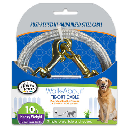 Four Paws Heavy Weight Dog Tie Out Cable