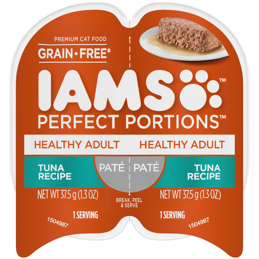 IAMS Perfect Portions Grain Free Healthy Paté Adult Wet Cat Food