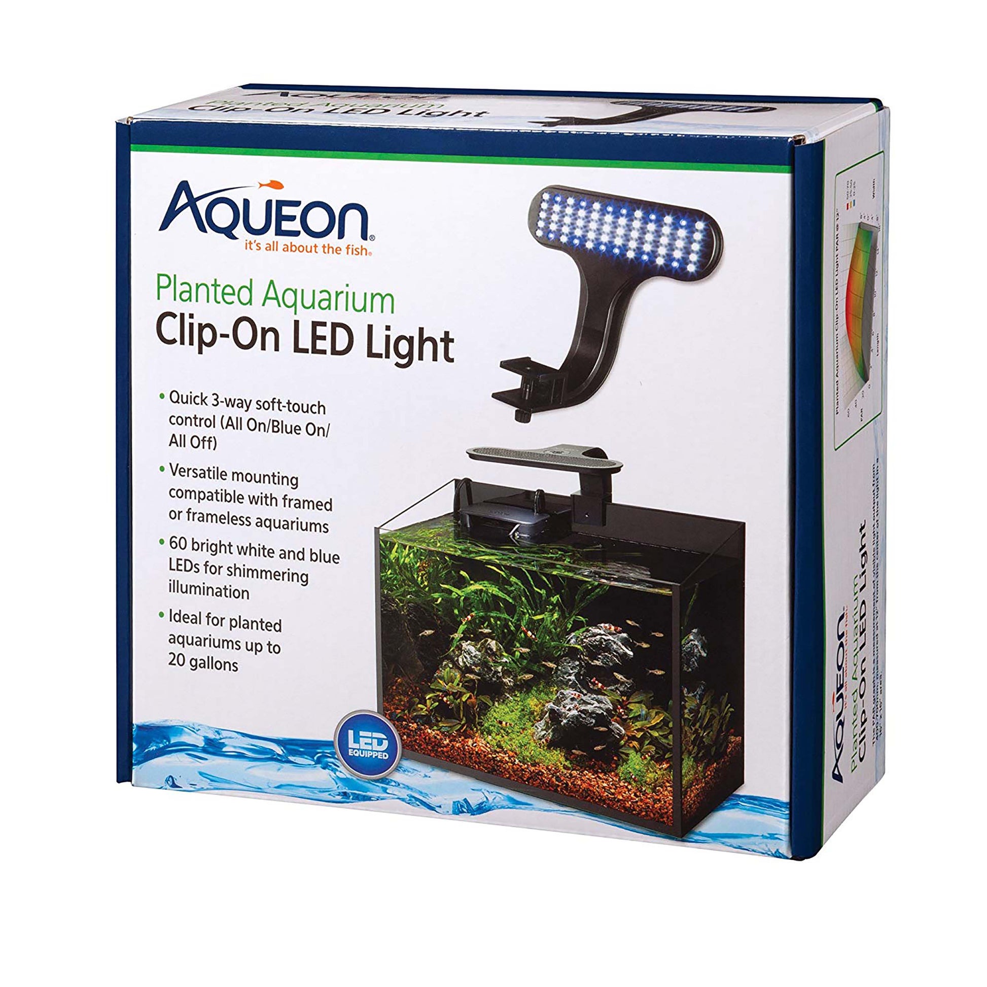 Aqueon Planted Aquarium Clip-On LED Light - 1ea/One Size