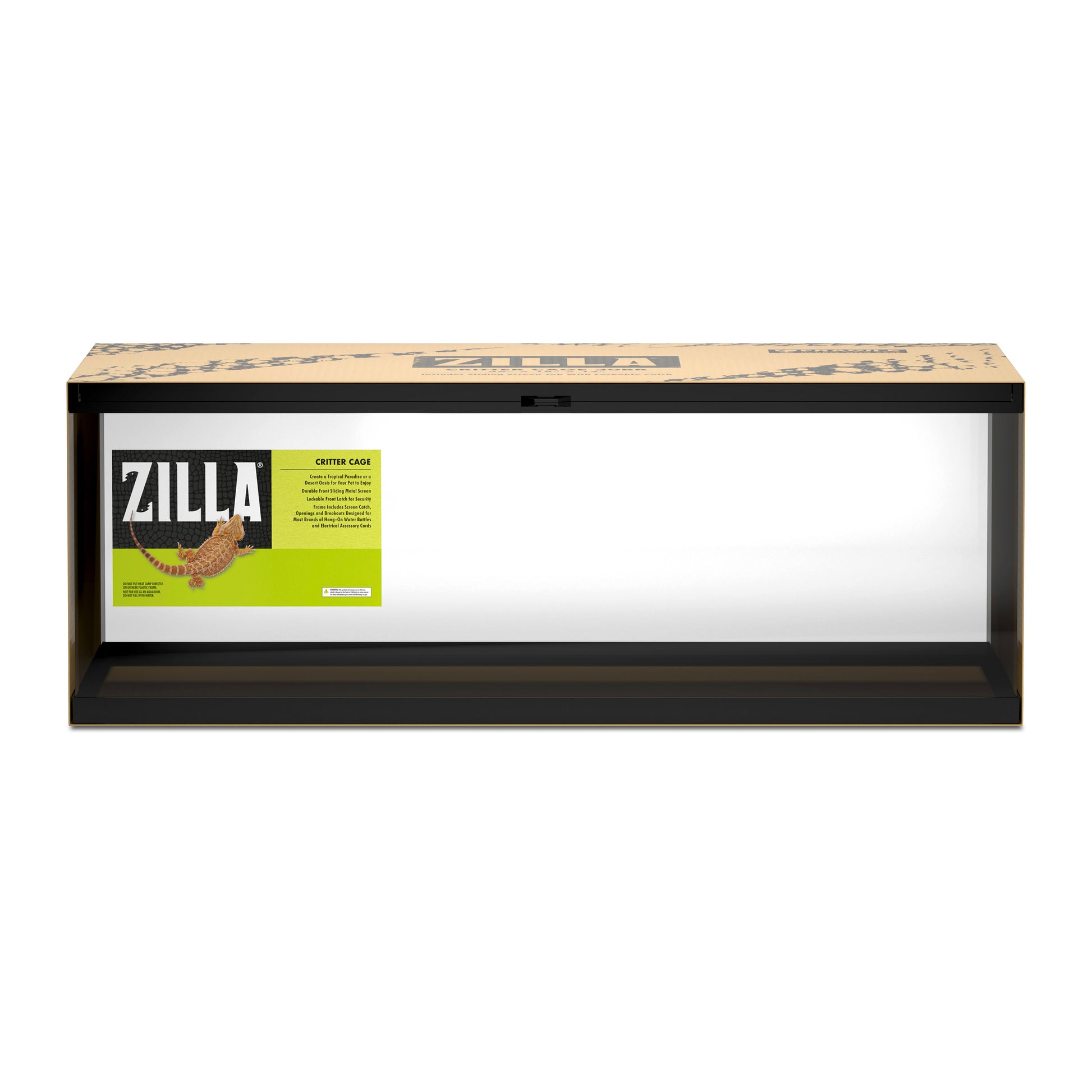 Zilla Critter Cage Reptile Terrarium - 1ea/30 gal, Breeder
