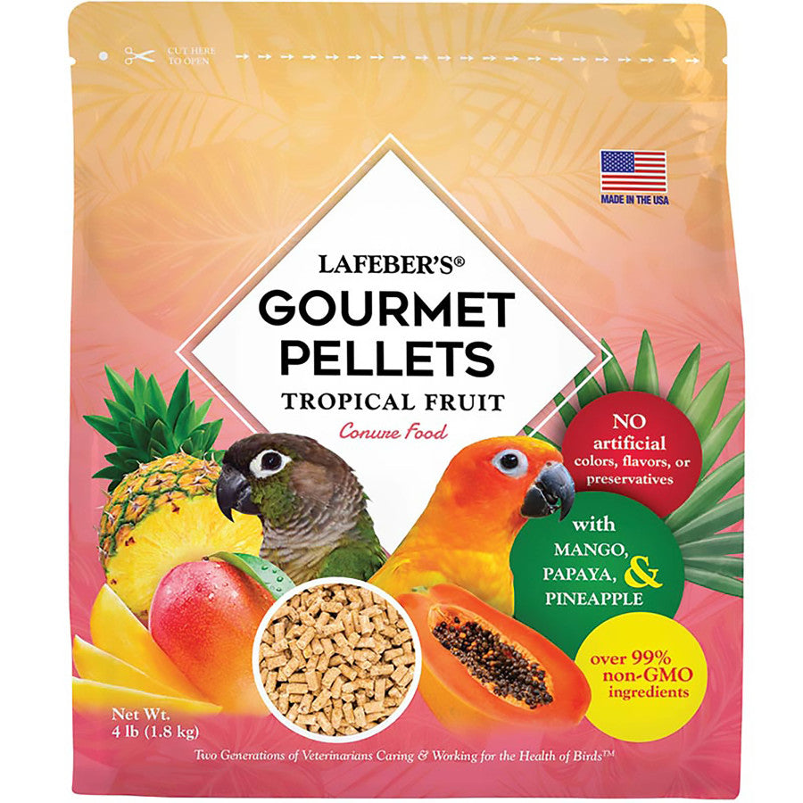 Lafeber Company Tropical Fruit Gourmet Pellets Conure Bird Food