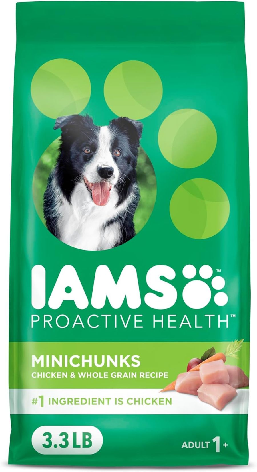 IAMS Minichunks Small Kibble High Protein Adult Dry Dog Food
