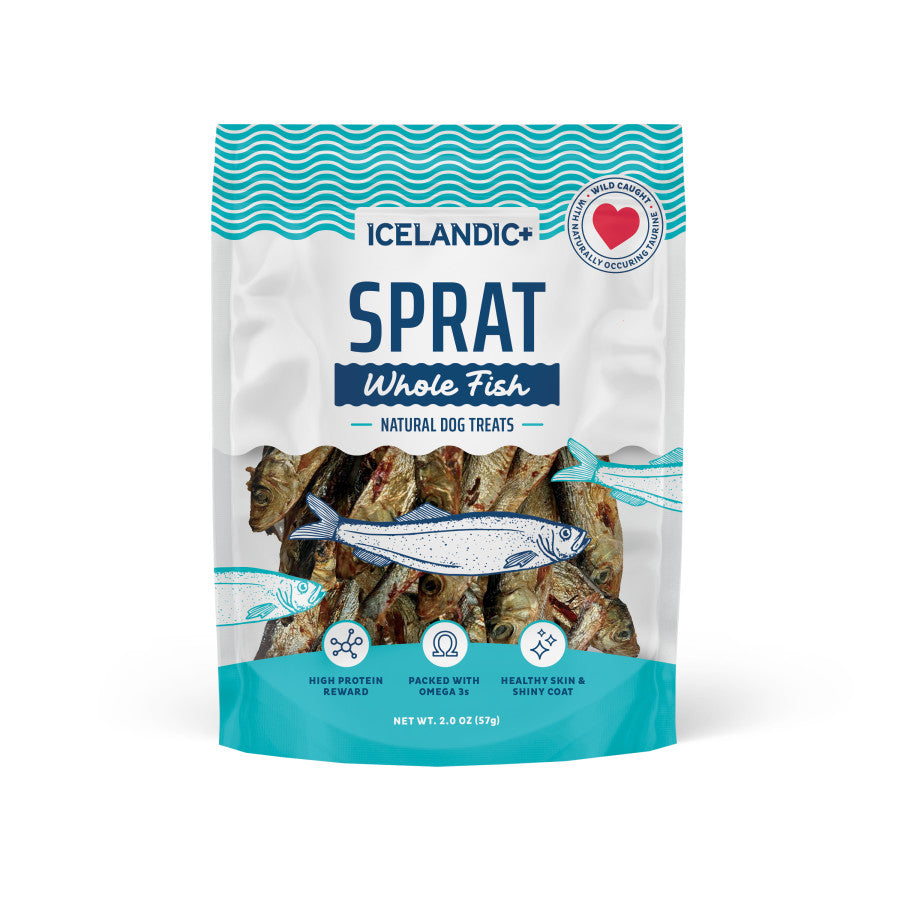 Icelandic+ Sprats Whole Fish Dog Treat