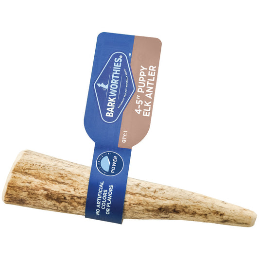 Barkworthies Whole Elk Antler Dog Treat