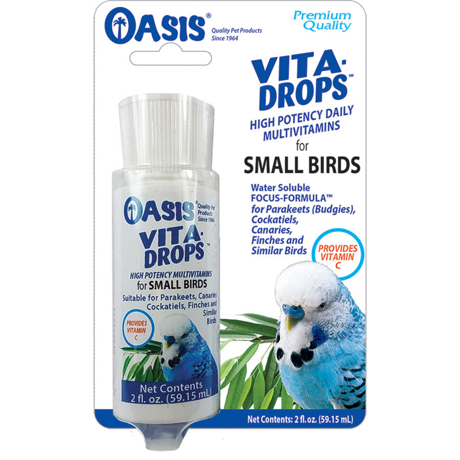 Oasis Vita Drops Multivitamin Supplement for Small Birds