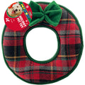 Petsport USA Holiday Plaid Wreath Dog Toy