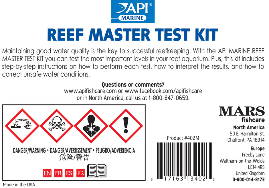 Marine Reef Master Test Kit