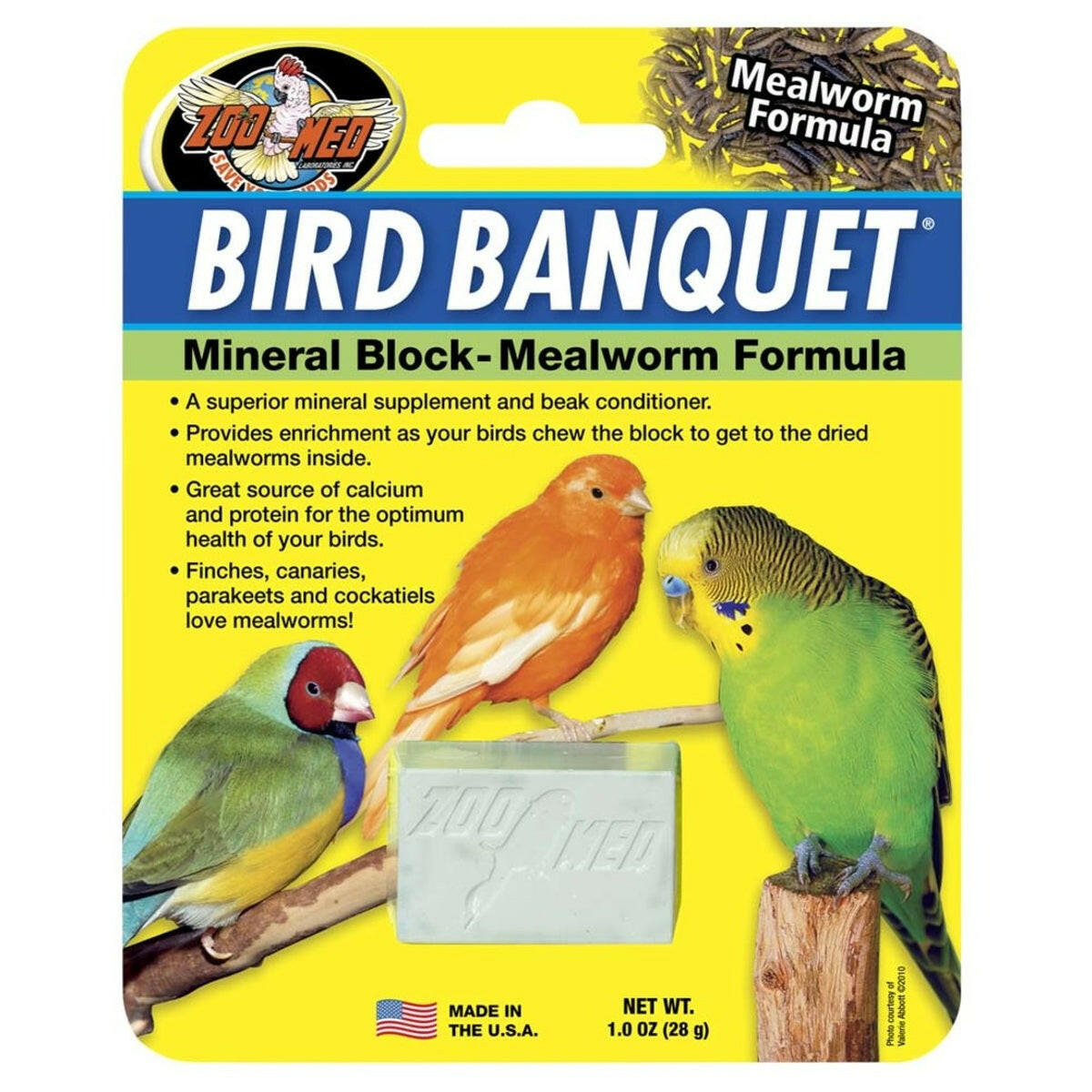 Zoo Med Bird Banquet® – Mealworm Formula.