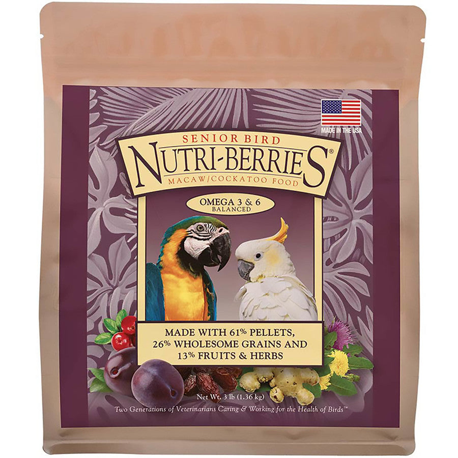 Lafeber Company Senior Bird Nutri-Berries Macaw & Cockatoo Food