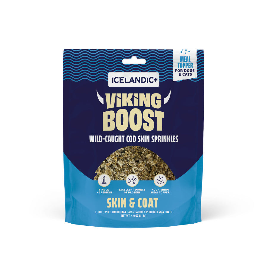 Icelandic+ Viking Boost Cod Skin Food Topper