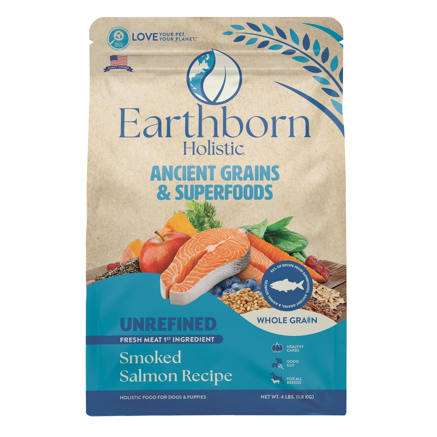Earthborn Holistic Unrefined Ancient Grains and Superfoods Dry Dog Food