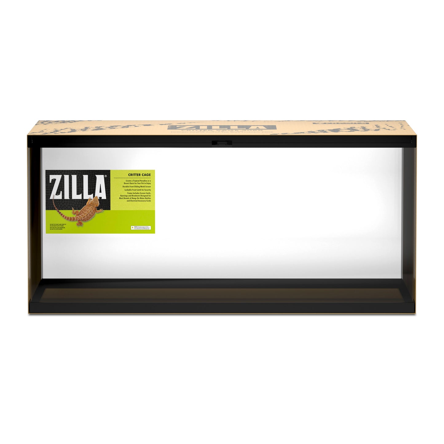 Zilla Critter Cage Reptile Terrarium - 1ea/40 gal, Breeder