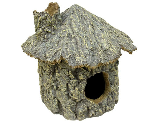 Weco Products Wecorama Sleepy Hollows Green Pine Hut Terrarium Ornament