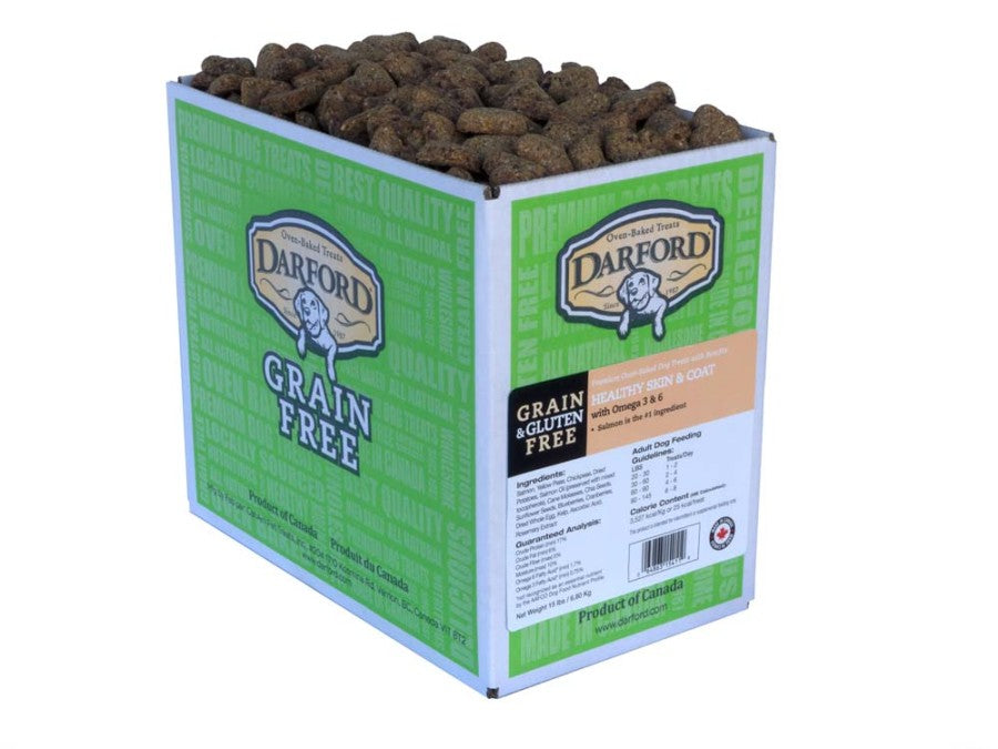 SPECIALS RESOURCES CONTACT US MY ACCOUNT Dog Treats Biscuits and Bakery Customer View Printable View Darford Oven Baked Grain Free Functionals Dog Treats Healthy Skin & Coat Regular Darford Oven Baked Grain Free Functionals Dog Treats Healthy Skin & Coat