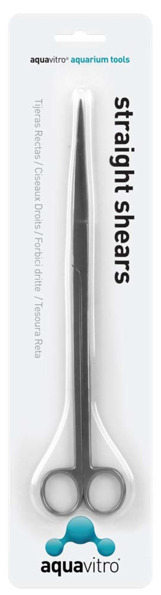 aquavitro Stainless Steel Straight Shears Aquarium Tool