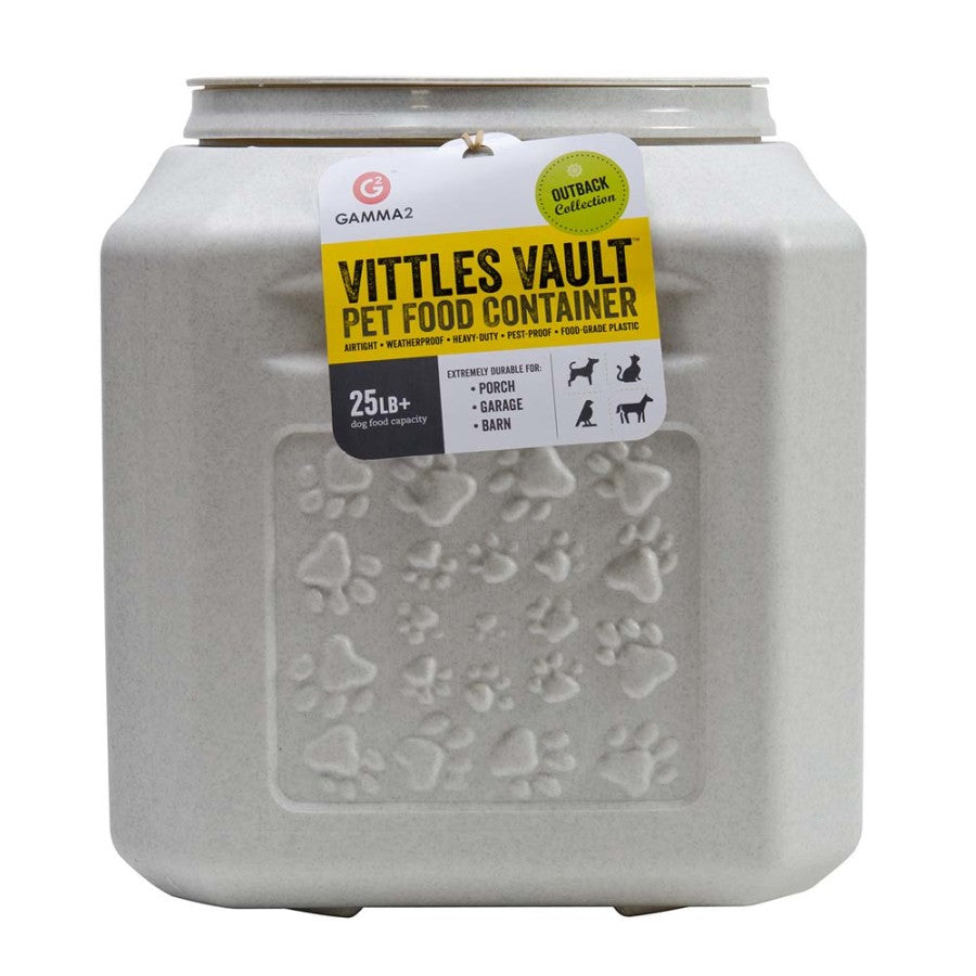 Vittles Vault Outback Paw Print Pet Food Container