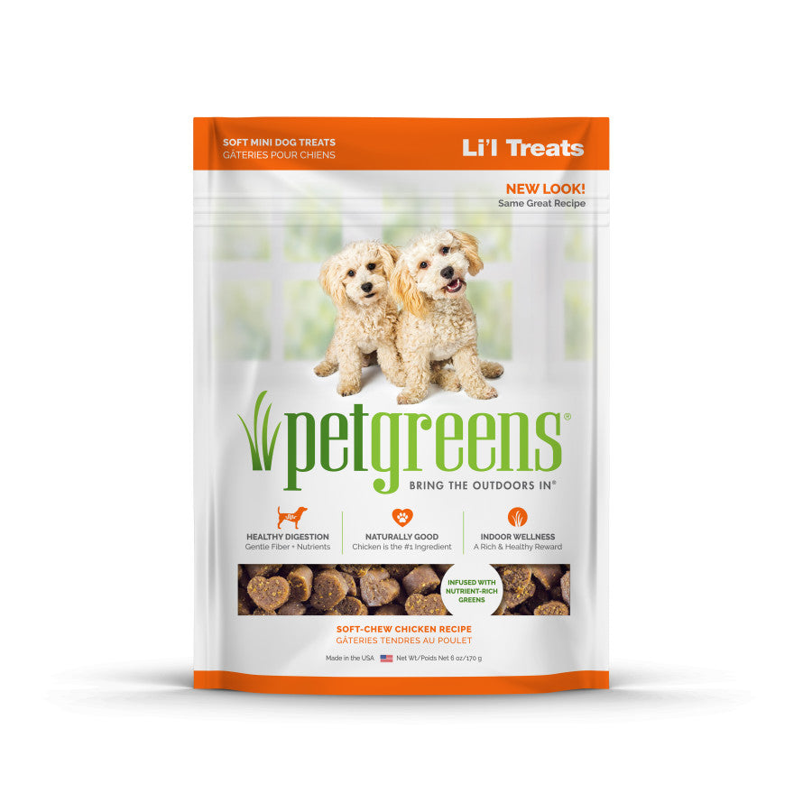Pet Greens Li'l Treats Soft Mini Dog Treats