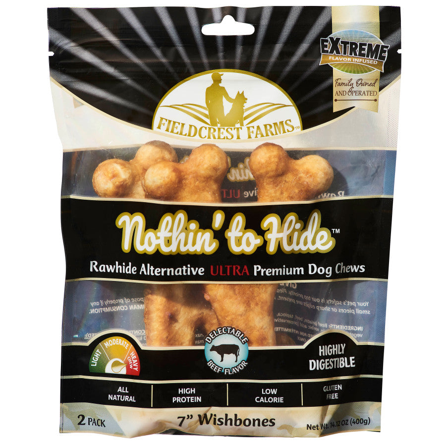 Fieldcrest Farms Nothin' To Hide Ultra Wishbone Dog Treat
