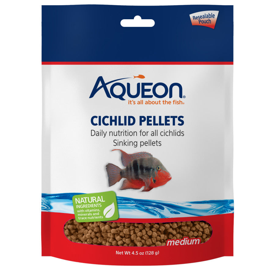 Aqueon Cichlid Pellets Fish Food