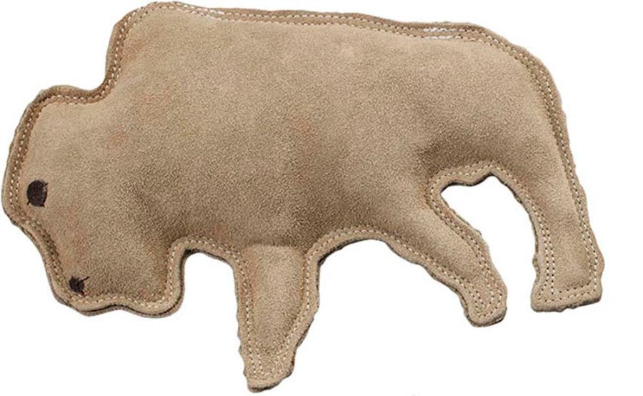 Dura-Fused Leather Dog Toy Buffalo