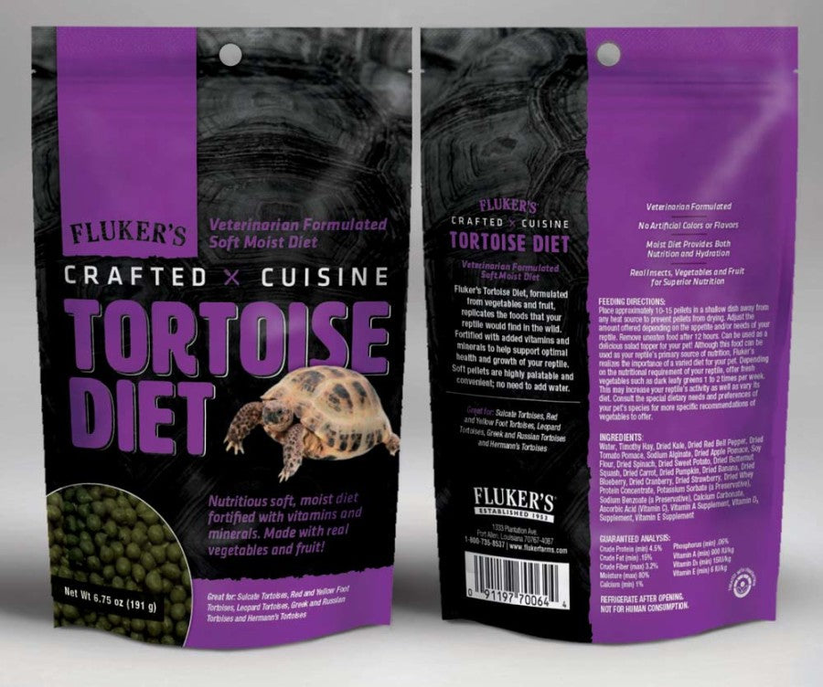 Fluker's Crafted Cuisine Tortoise Diet Dry Food