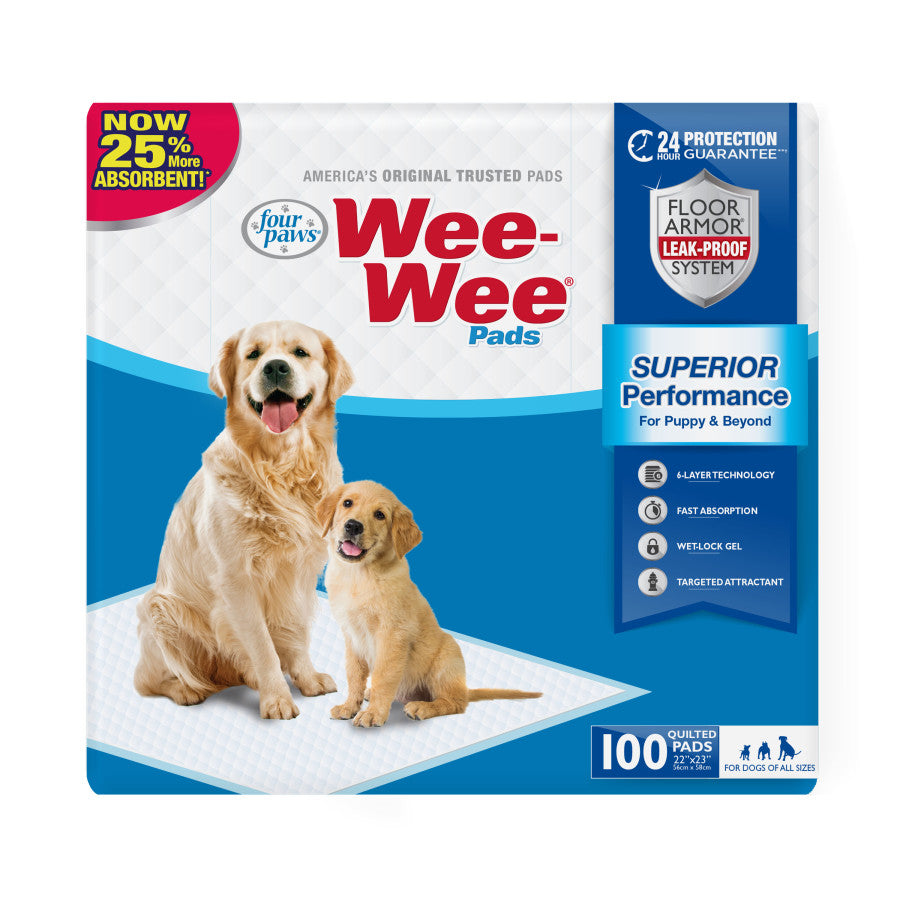 ABOUT US Four Paws Wee-Wee Superior Performance Dog Pee Pads