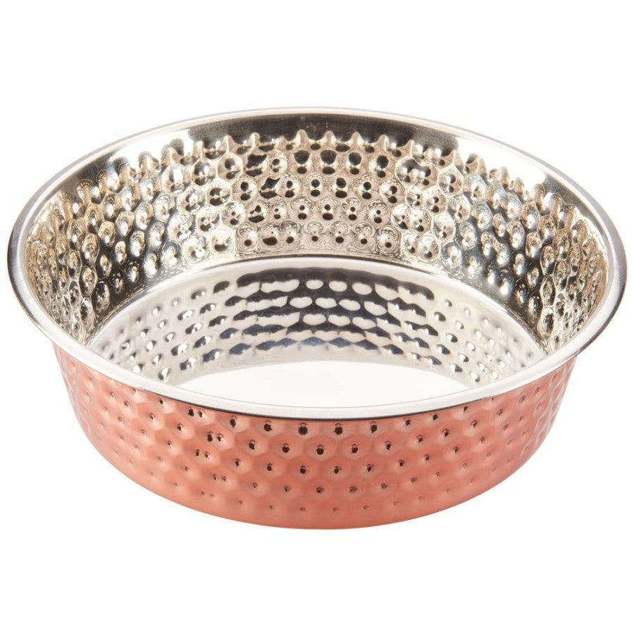 Spot Honeycomb Non Skid Stainless Steel Dog Bowl