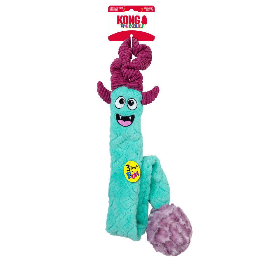 KONG Woozles Tug 'n Chase Dog Toy
