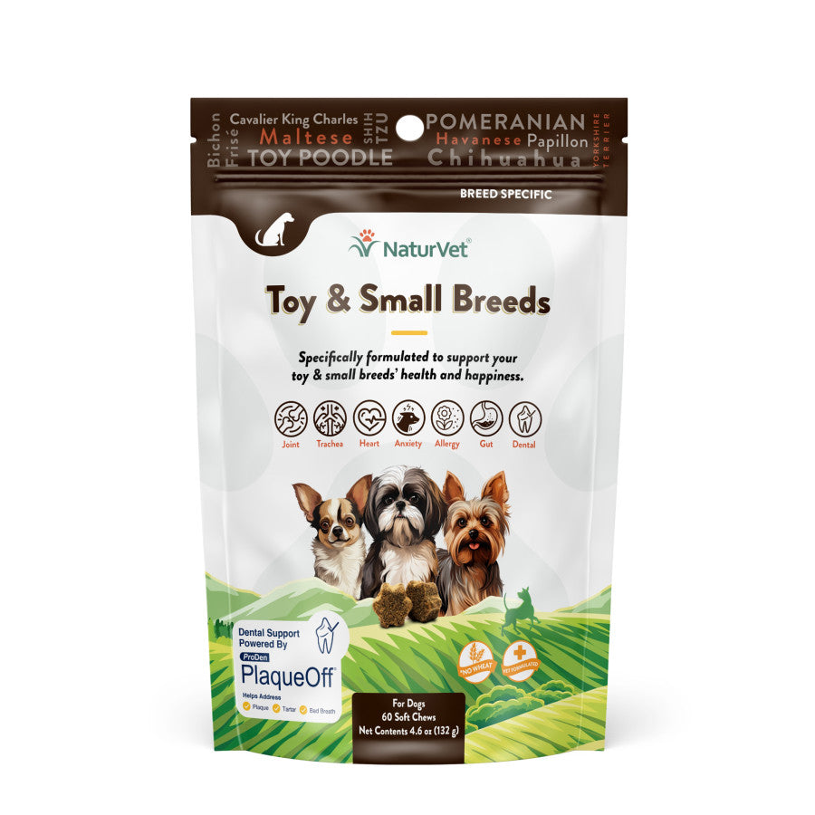 NaturVet Breed-Specific Toy/Small Breed Supplement Soft Chew