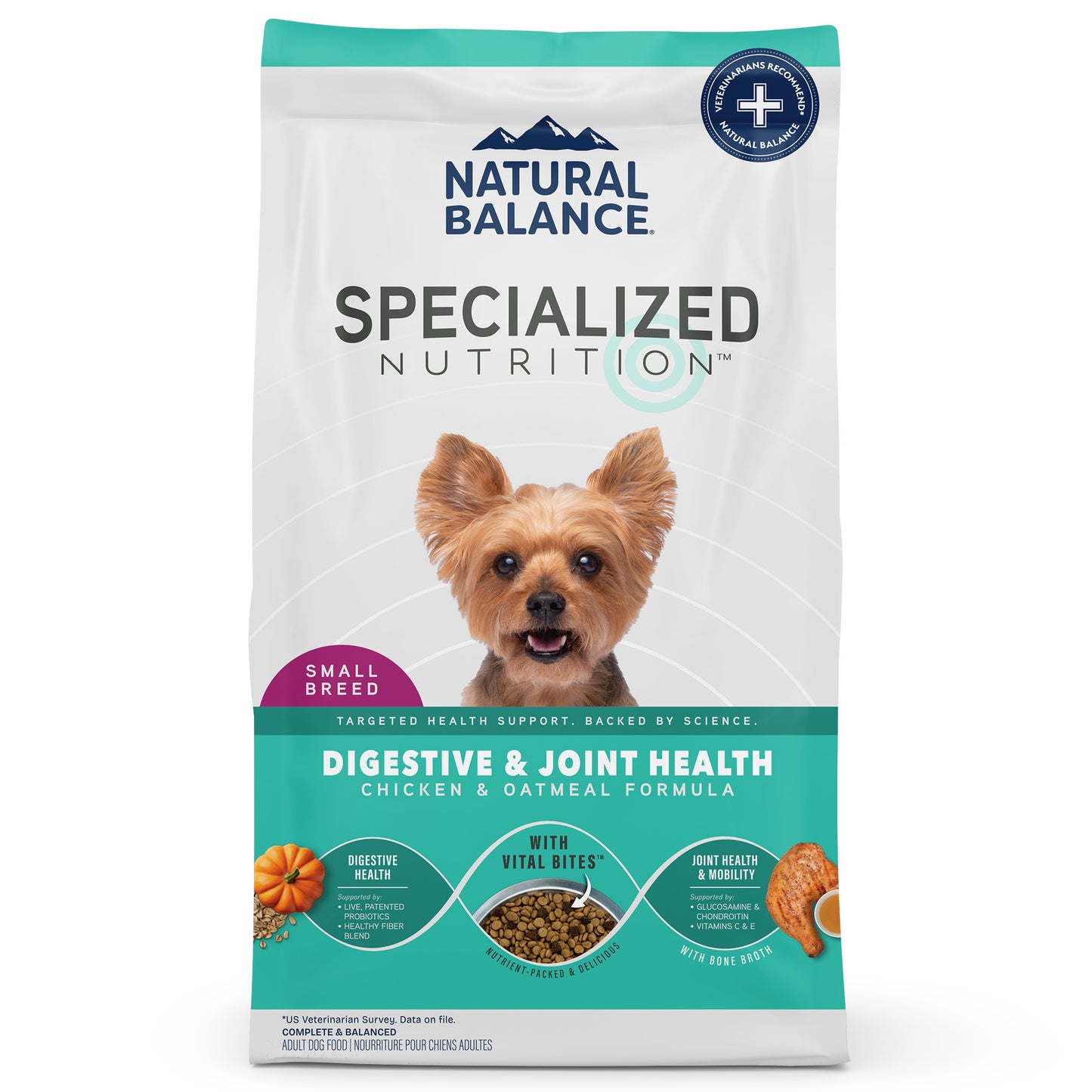 Natural Balance Pet Foods Specialized Small Breed Digestive and Joint Dry Dog Food